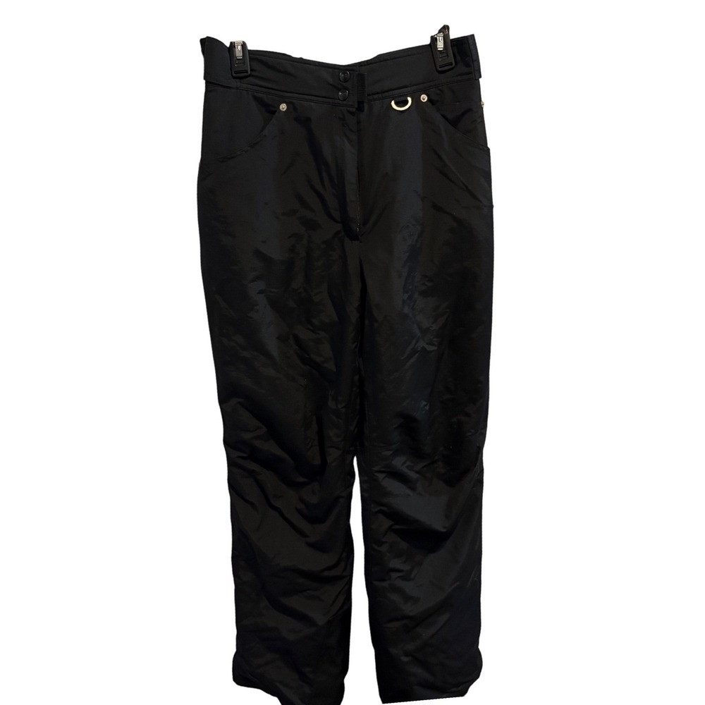 Slalom Black Ski Pants Snowboard Pants Waterproof Insulated Medium